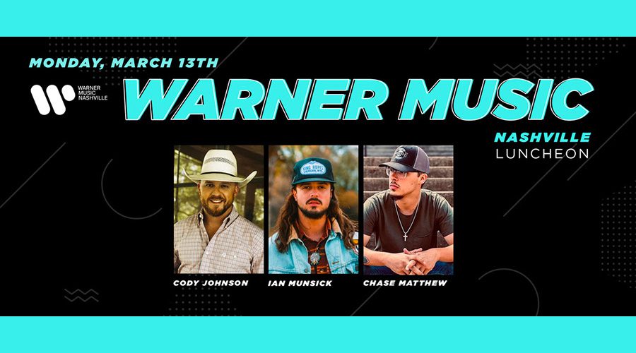 Talent Announced for Warner Music Nashville CRS 2023 Luncheon The